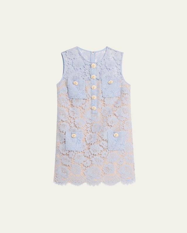 Fine Lace Mini Dress